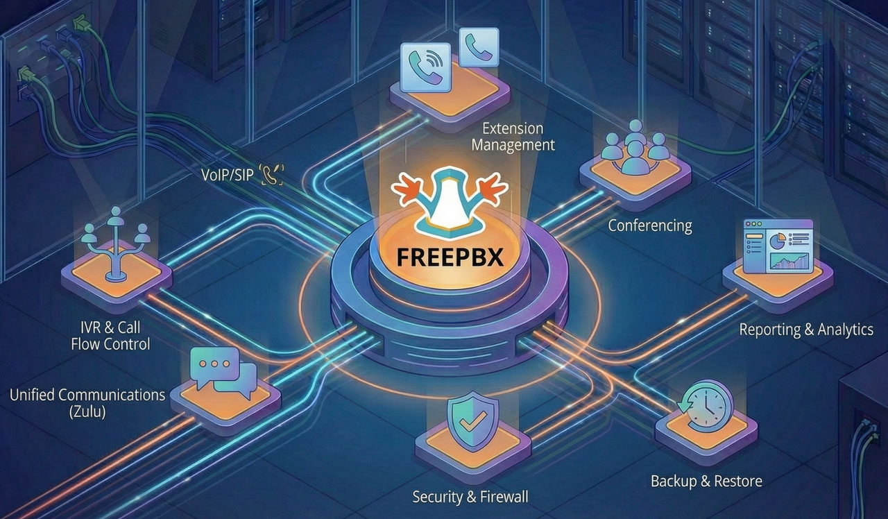FreePBX Telefonanlage