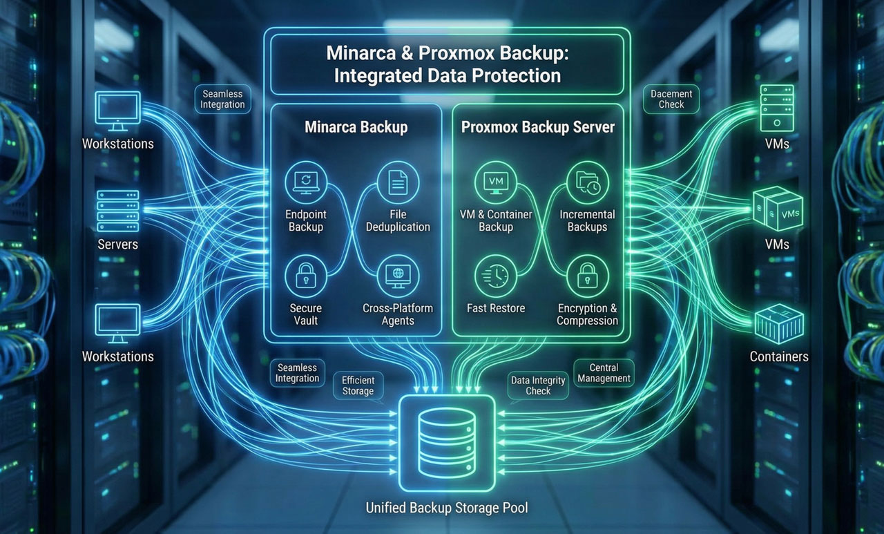 Minarca Backup Lösung